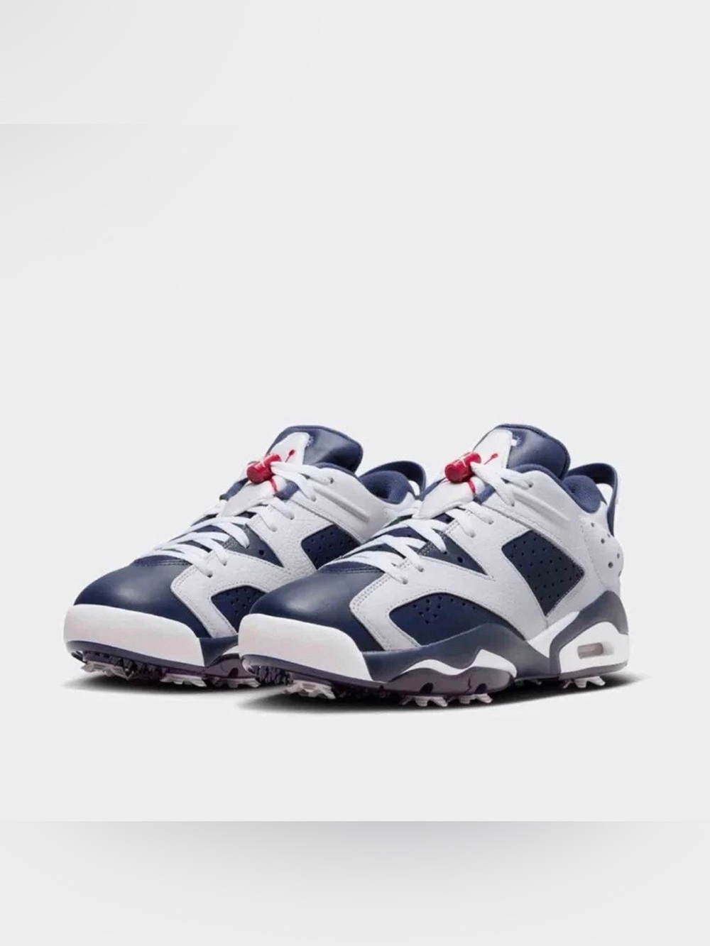 Nike Jordan Retro 6 G Golf Shoes Sneakers White/Midnight Navy DV1376-101 M Sz 7